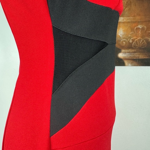 Crystal doll Elegant Red and Black Women's Dress size Small - Picture 5 of 16